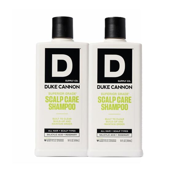 2 Pack Duke Cannon Superior Grade Scalp Care Shampoo All Hair Type 14oz each - Picture 1 of 1